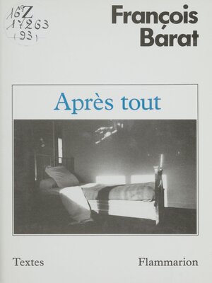 cover image of Après tout